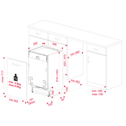 Встраиваемая посудомоечная машина Teka Total DFI 44700 (Black) Thumb
