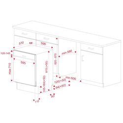 Masina de spalat vase incorporabila Teka Total DSI 46750 SS (Inox) Thumb