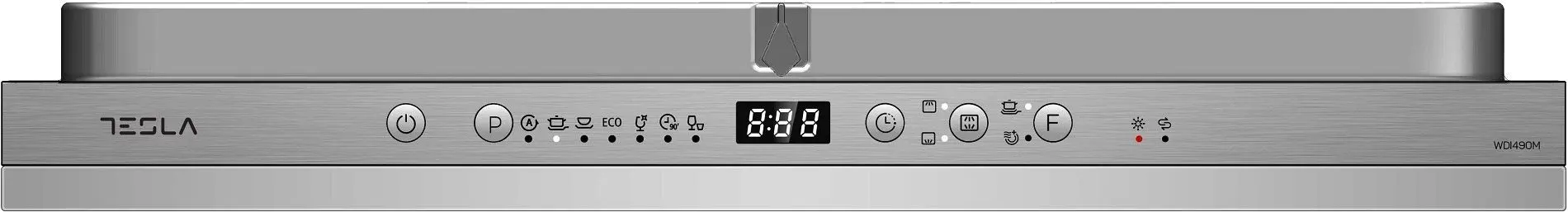 Masina de spalat vase incorporabila Tesla WDI490M (Inox) - 2