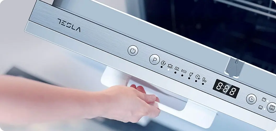 Masina de spalat vase incorporabila Tesla WDI690M (Inox) - 3