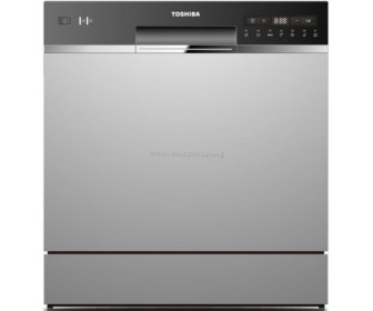 Masina de spalat vase Toshiba DW-08T2EE(S)-PL (Silver/Black)