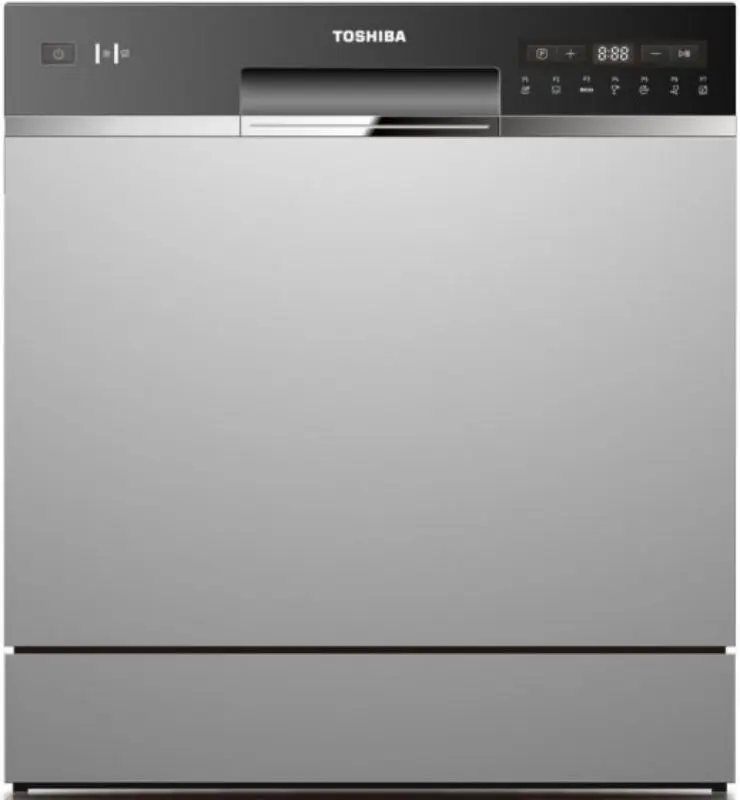 Посудомоечная машина Toshiba DW-08T2EE(S)-PL (Silver/Black)