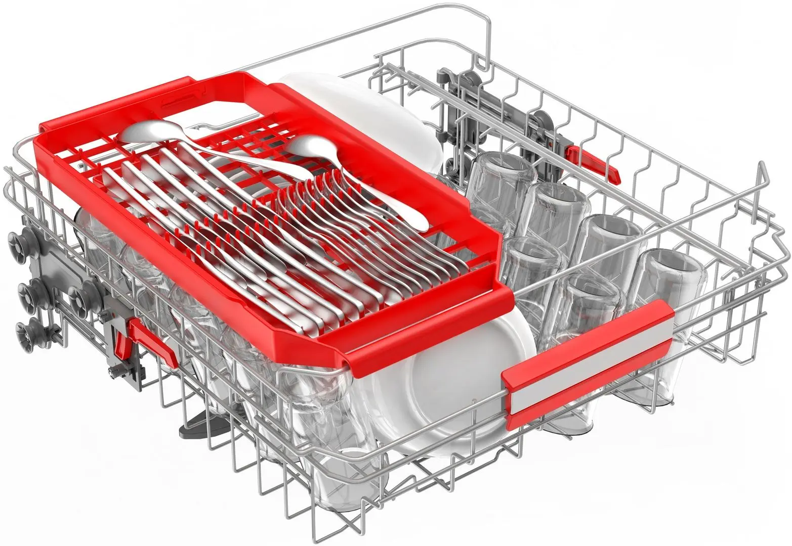Masina de spalat vase Toshiba DW-10F2EE(S)-PL (Silver)