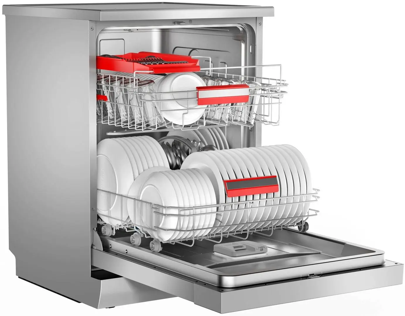 Masina de spalat vase Toshiba DW-10F2EE(S)-PL (Silver)