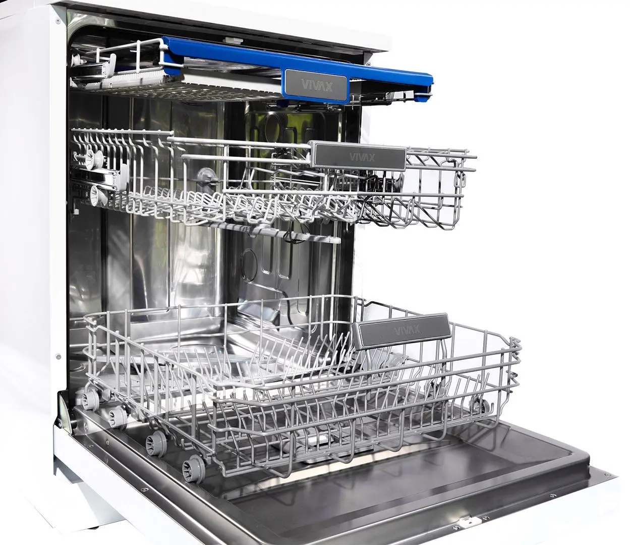 Masina de spalat vase Vivax DW-601473C (Inox)