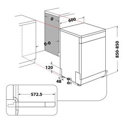 Посудомоечная машина Whirlpool W2F HD624 (White) Thumb