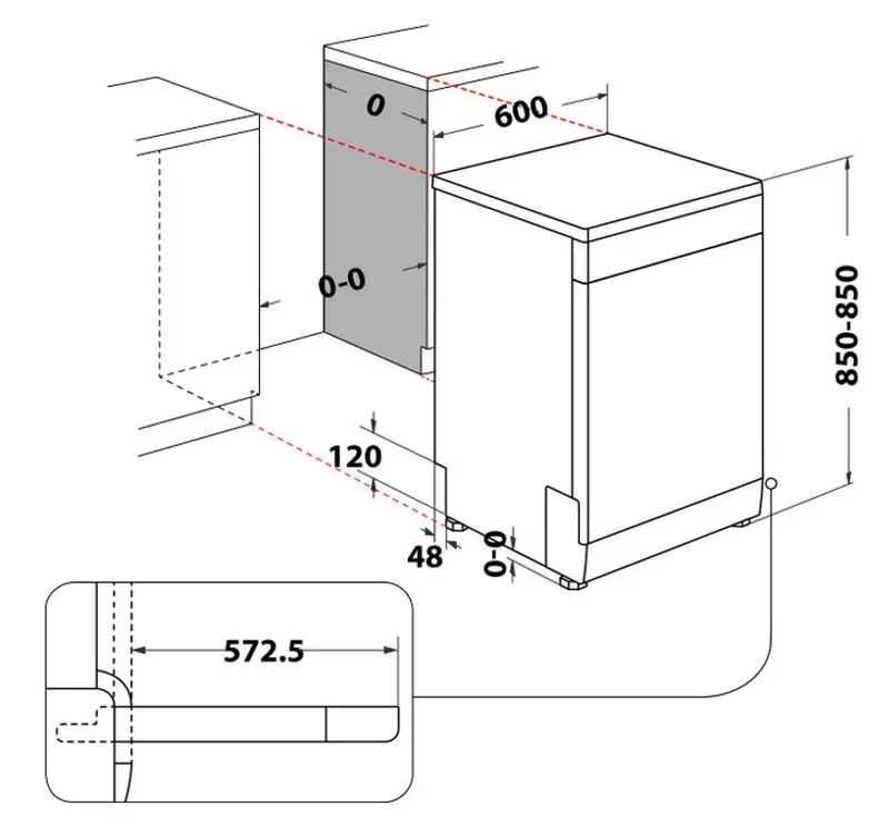 Посудомоечная машина Whirlpool W2F HD624 (White) - 6