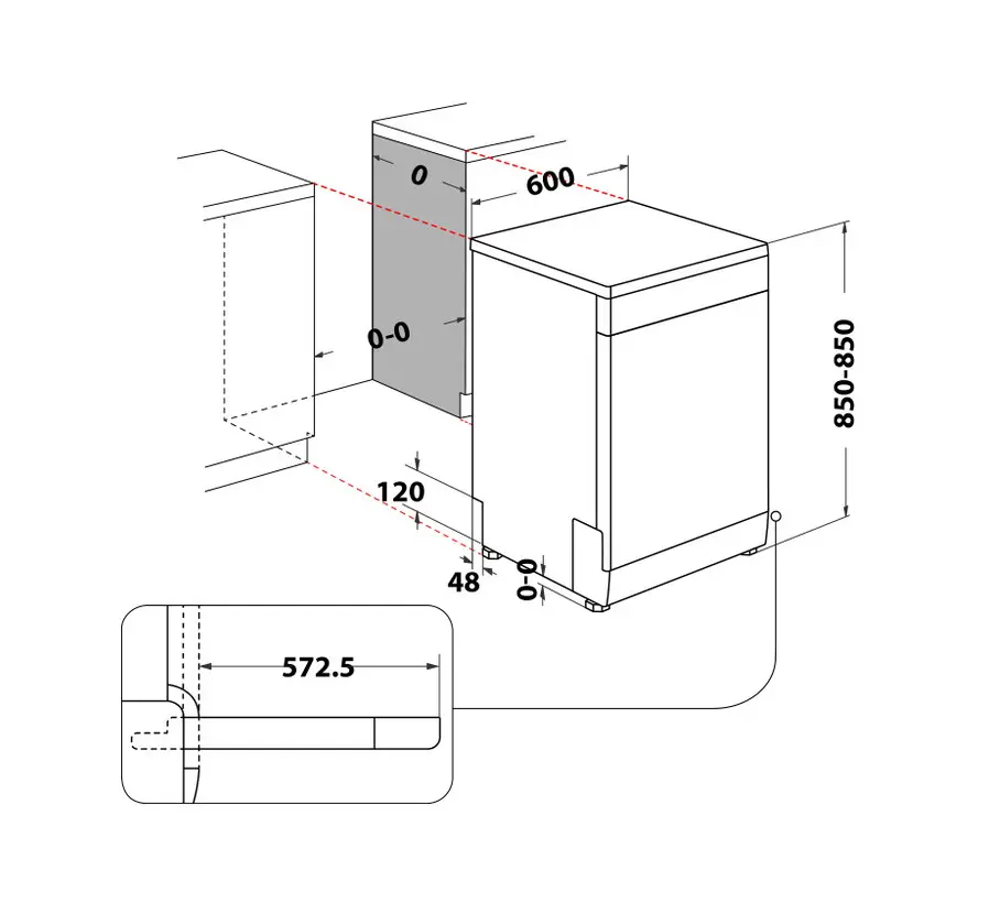 Посудомоечная машина Whirlpool WFC 3C26 P (White)