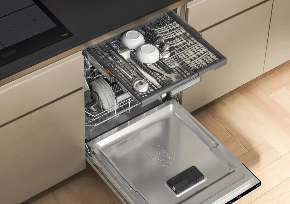 Masina de spalat vase incorporabila Whirlpool W7I HT58 T (Black)