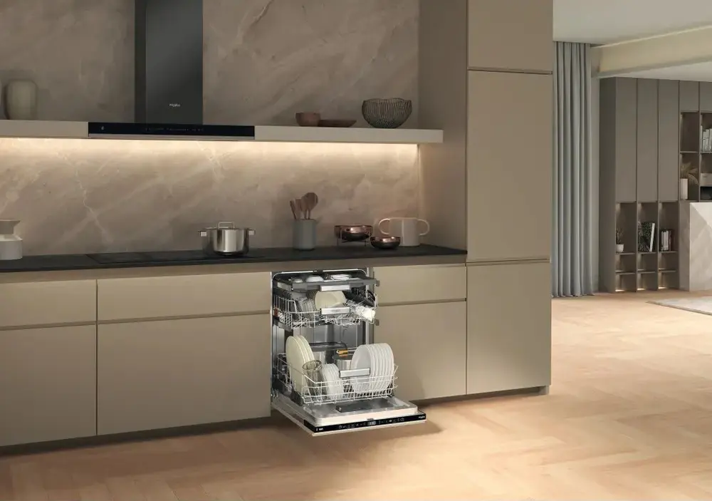 Masina de spalat vase incorporabila Whirlpool W7I HT58 T (Black)