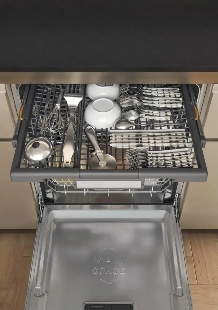 Masina de spalat vase incorporabila Whirlpool W7I HT58 T (Black)