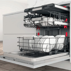 Masina de spalat vase incorporabila Whirlpool WIO 3T133 PLE (White) Thumb