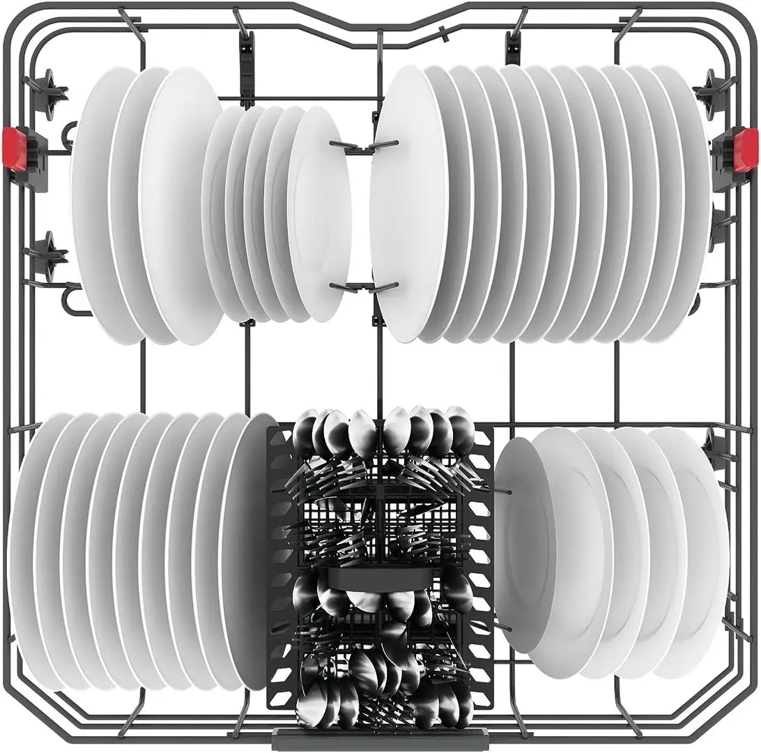 Встраиваемая посудомоечная машина Whirlpool WRIC 3C26 P (Silver) - 4