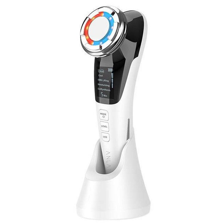 Aparat pentru masaj facial Anlan 01-ADRY11-001 (White/Black)