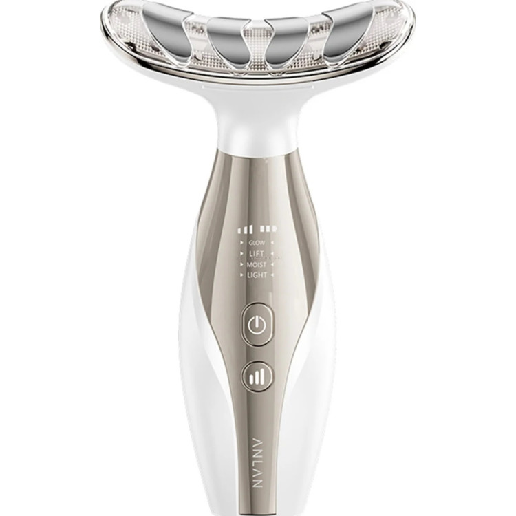 Aparat pentru masaj facial Anlan 01-AMFY51-02A (White/Gold)