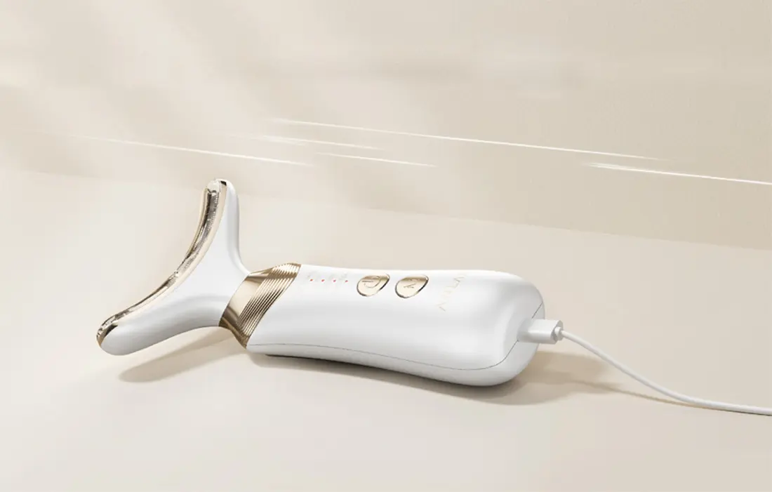 Массажер для лица Anlan 09-AMJY42-02A (White/Golden)