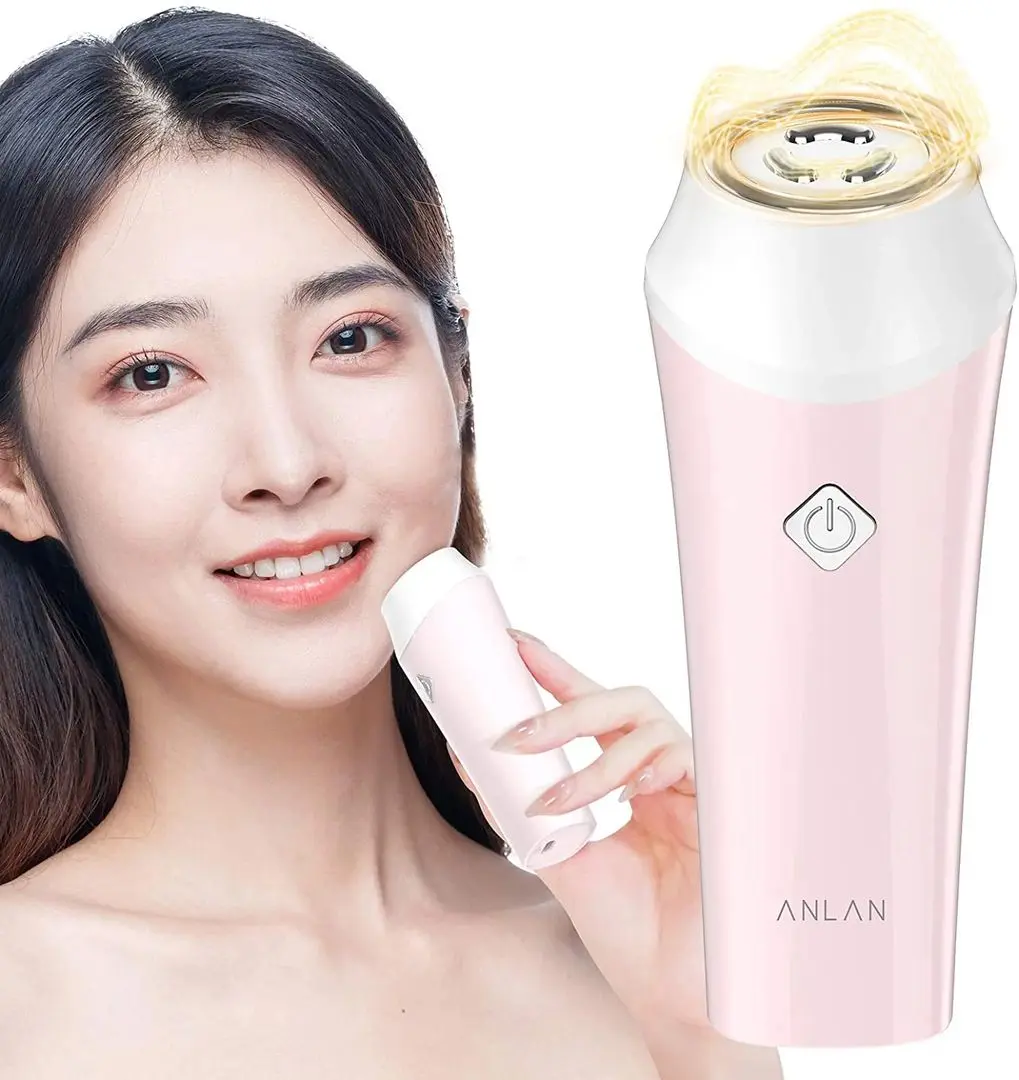 Aparat pentru masaj facial Anlan ALSPY01-04 (Pink/White) - 2