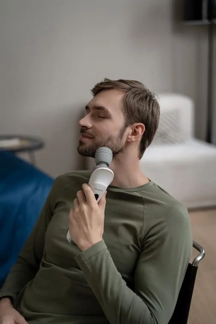 Aparat pentru masaj facial Askona S8 Face&Neck Stress Free (White/Grey)