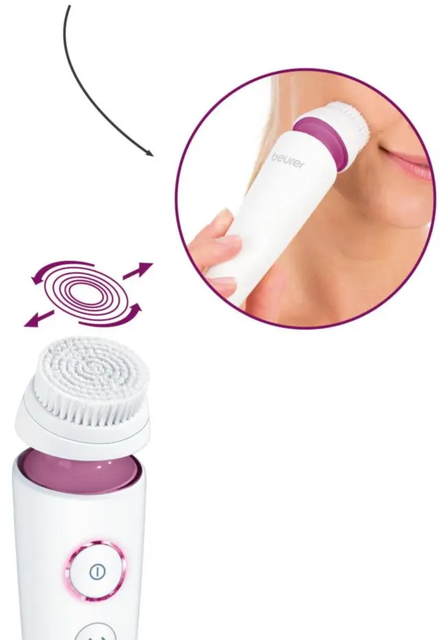 Очищающая щетка для лица Beurer FC95 (White) - 2