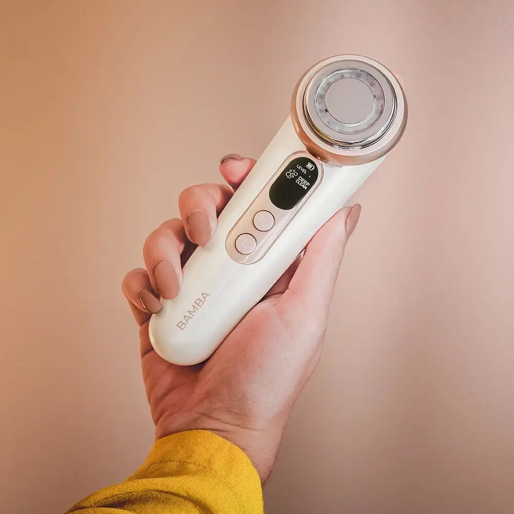 Aparat pentru masaj Cecotec Bamba FaceCare LightSonic (White/Pink)