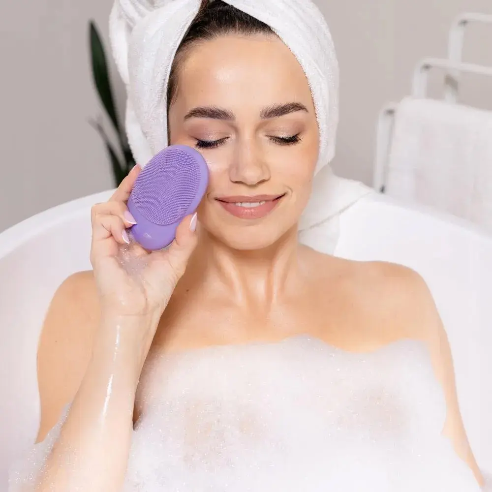 Perie de curatare faciala InnoGIO GIO-715 (Purple) - 3