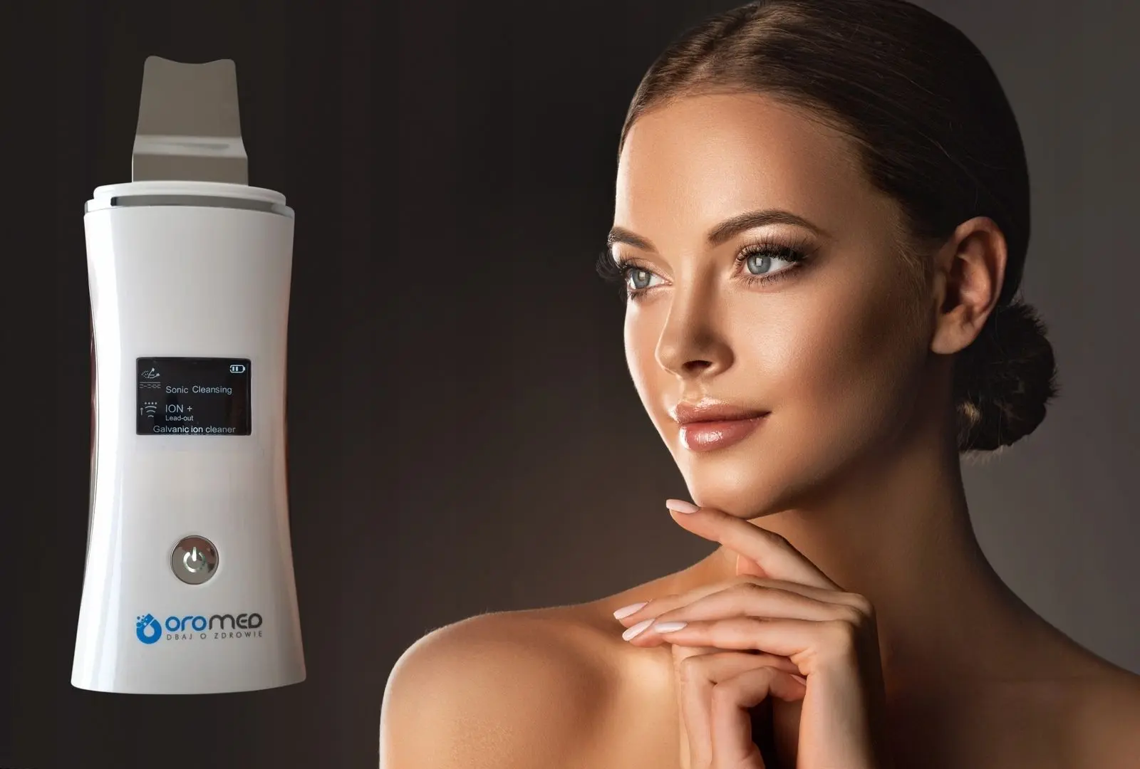 Ультразвуковой скрабер OroMed Oro-Beauty Peeling (White) - 4