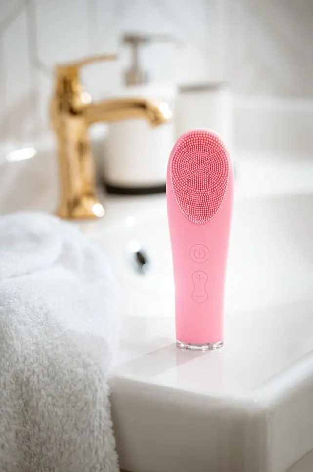 Perie de fata sonora Oromed Oro Face Brush (Pink)