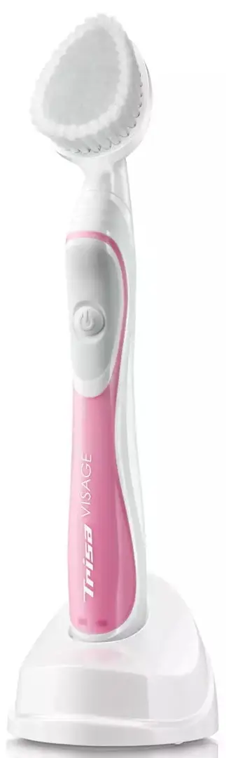 Очищающая щетка для лица Trisa Sonic Visage 678333 + 667129 (Pink/White)
