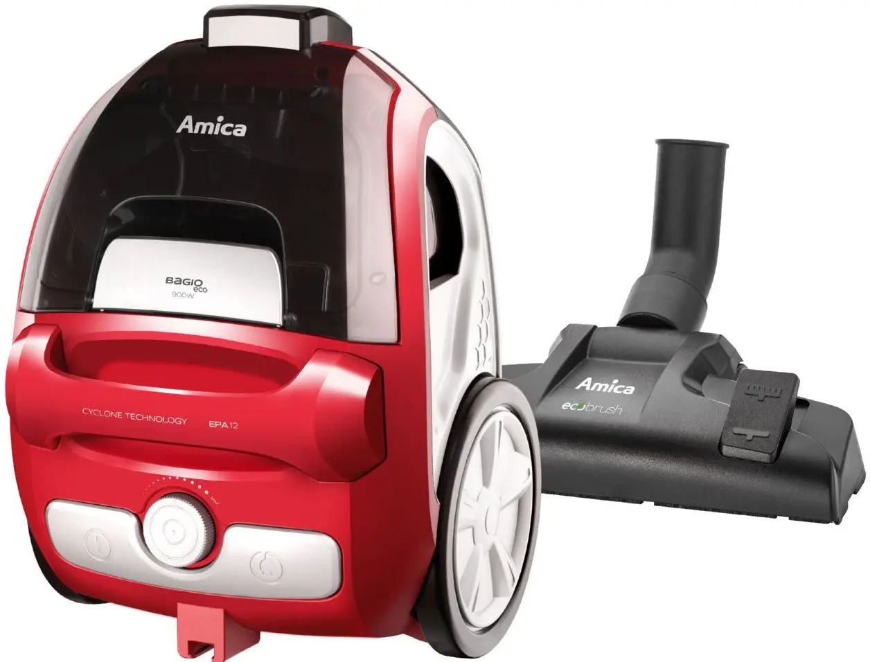 Aspirator Amica Bagio Eco VM3044 (Black/Red)