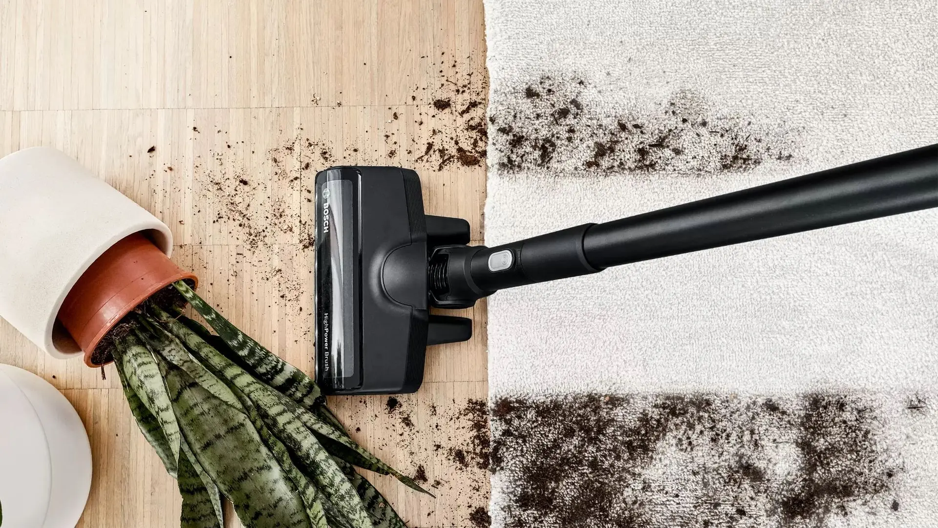 Aspirator Vertical cu acumulator Bosch Serie 8 Unlimited Gen2 (Black/White) - 7