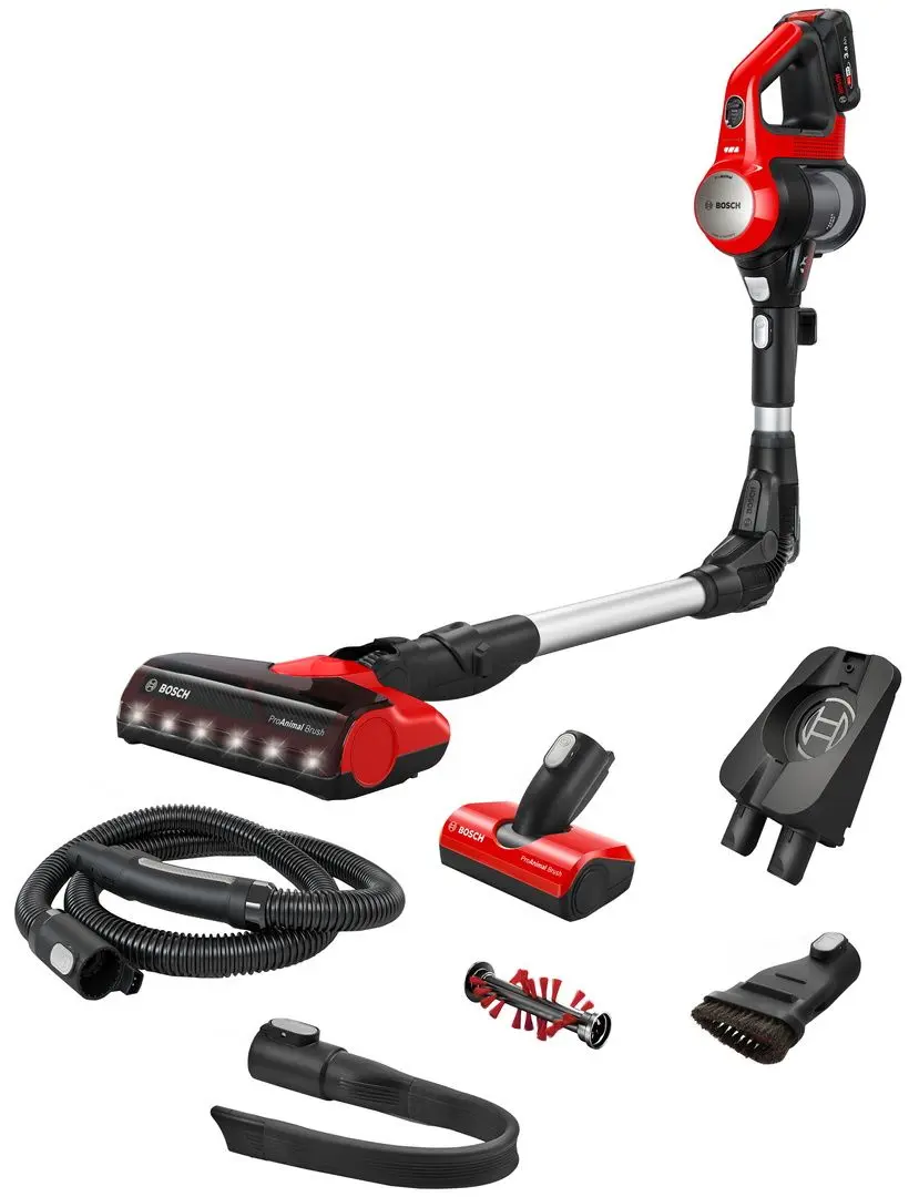 Aspirator cu acumulator Bosch Unlimited 7 ProAnimal BBS711ANM (Black/Red)