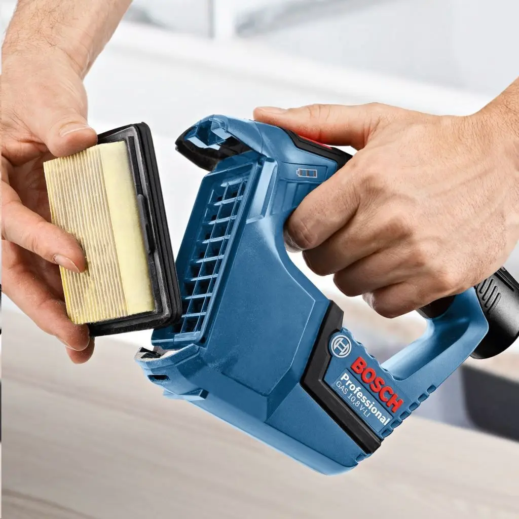 Aspirator cu acumulator Bosch GAS 18 V-1 Solo (Blue/Black)