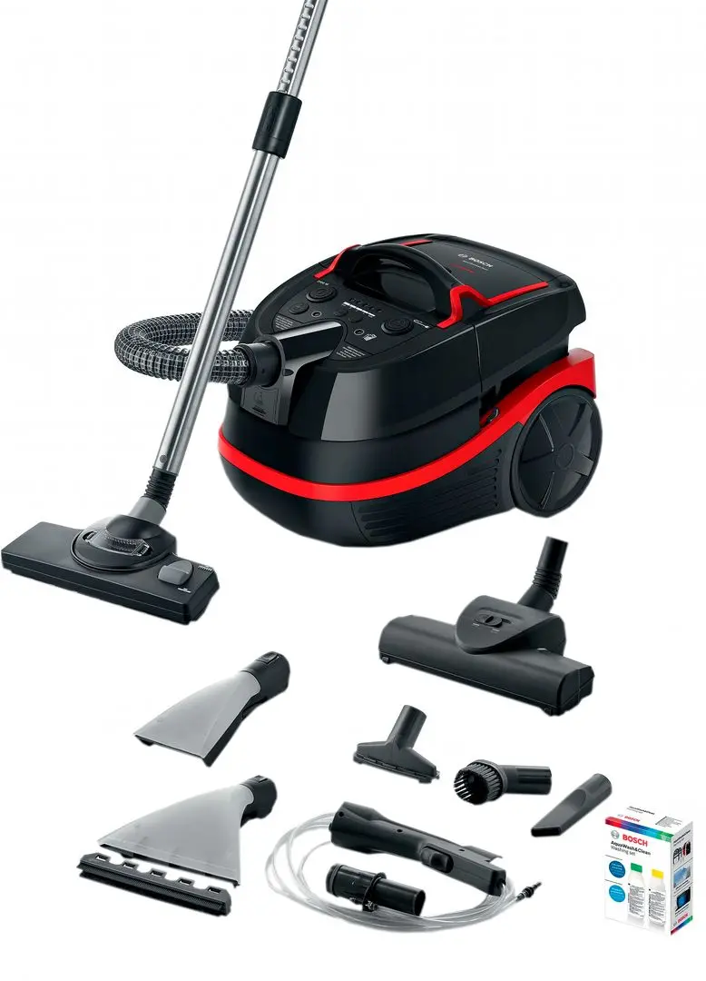Пылесос моющий Bosch BWD421POW (Black/Red)