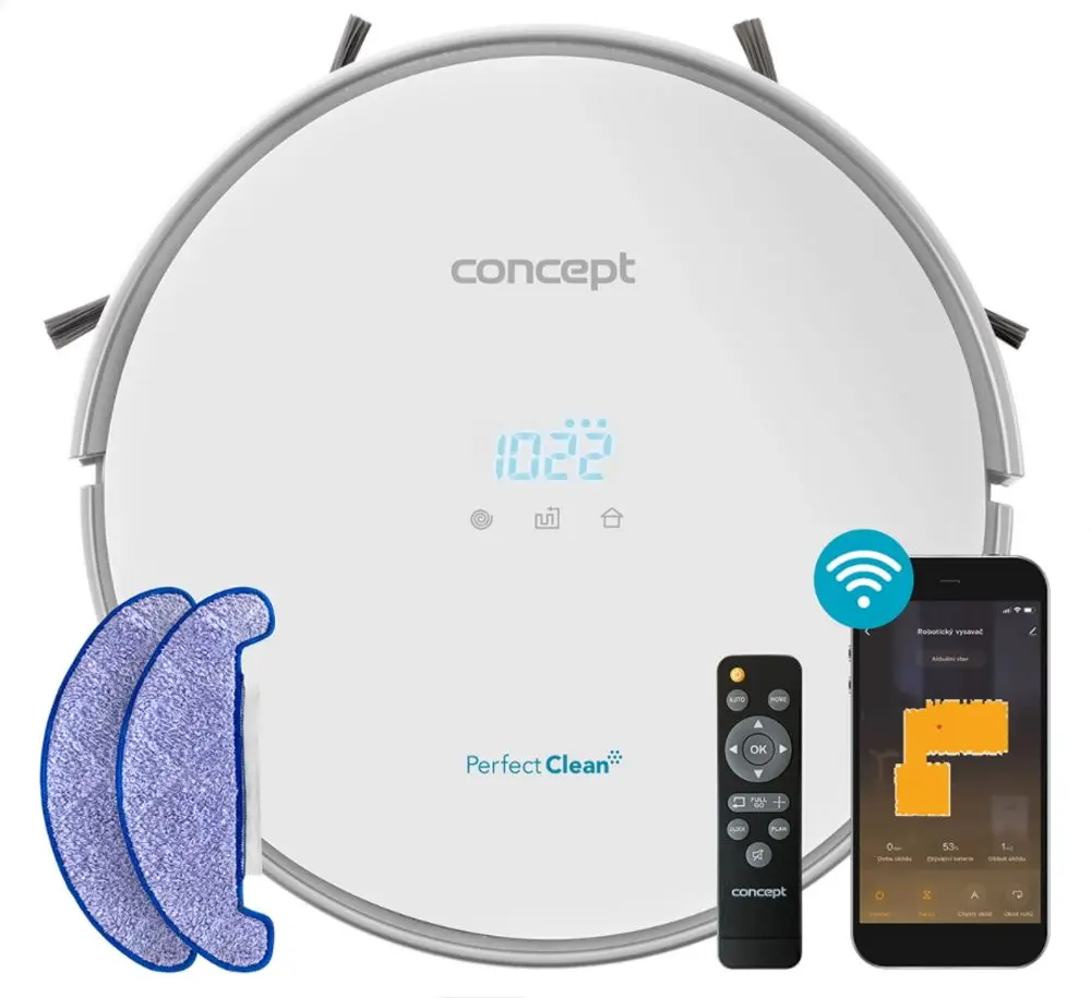 Робот-пылесос 2в1 Concept Perfect Clean VR2010 (White)