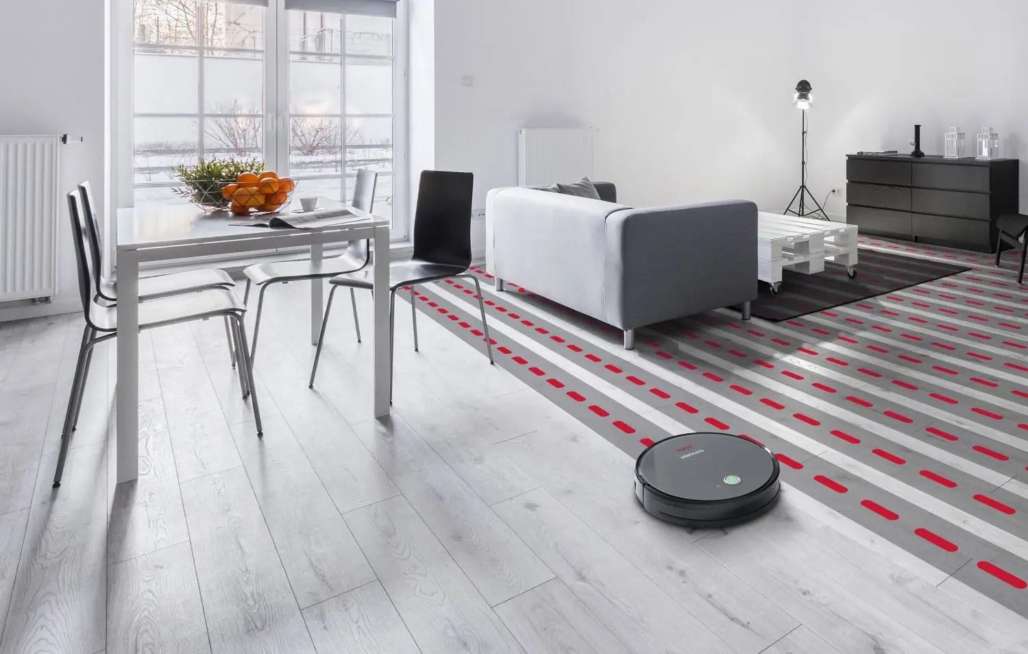 Робот-пылесос 2в1 Concept Real Force VR3000 (Black) - 9