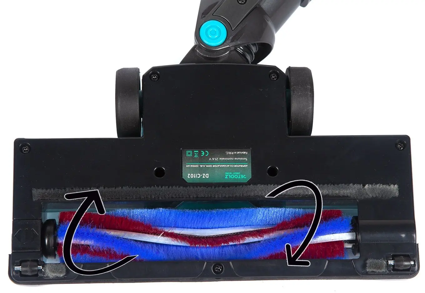 Аккумуляторный пылесос Detoolz DZ-CI102 (Blue/Black) - 7