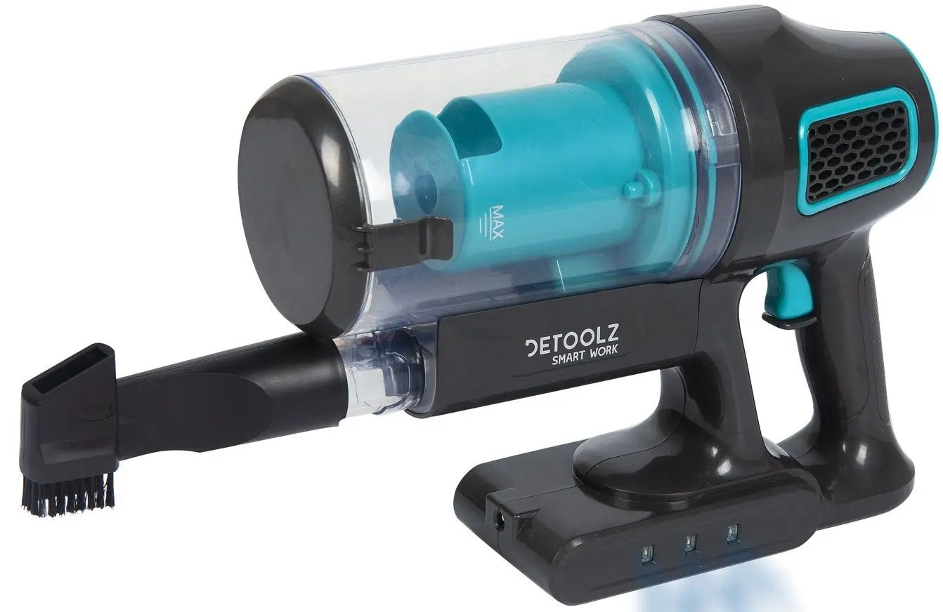 Аккумуляторный пылесос Detoolz DZ-CI102 (Blue/Black) - 2