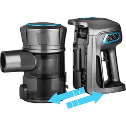 Аккумуляторный пылесос 2в1 ECG VT 6220 Power Flex (Gray/Blue) Thumb