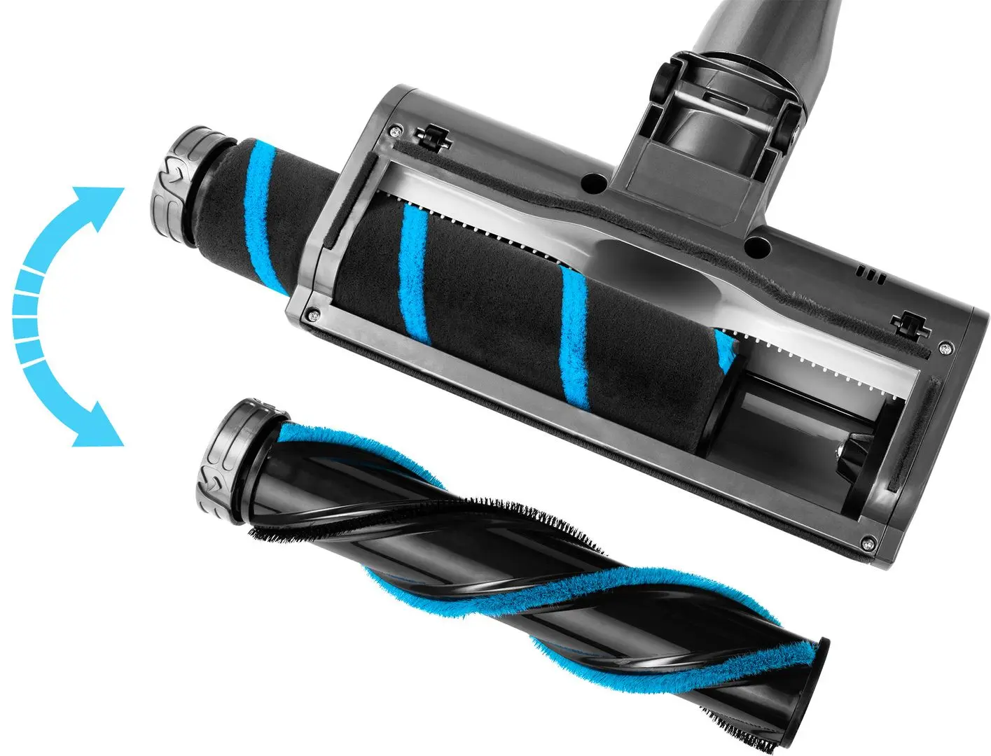 Аккумуляторный пылесос 2в1 ECG VT 6220 Power Flex (Gray/Blue)