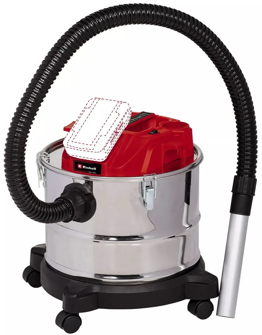 Aspirator pentru cenusa Einhell TE-AV 18/15 Li C-Solo