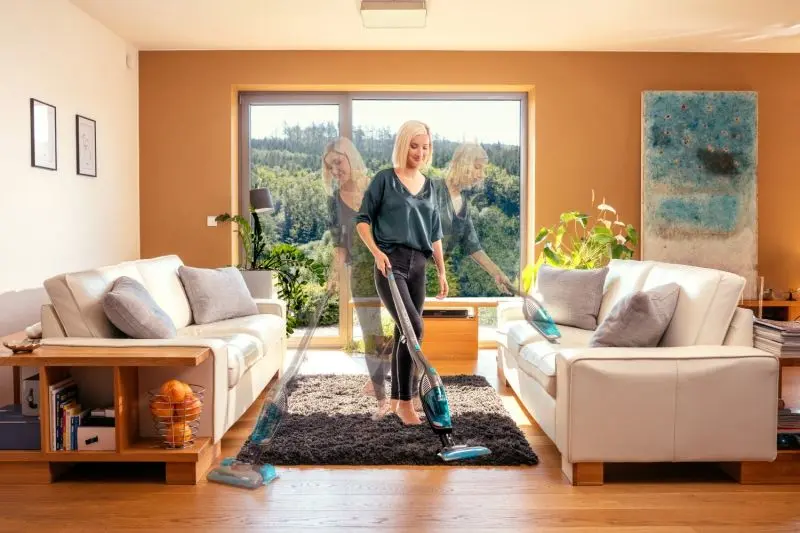 Аккумуляторный пылесос 3в1 ETA Moneto Aqua Plus 8449 90000 (Gray/Blue)