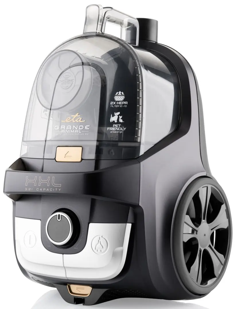 Пылесос ETA Grande Animal 2223 90000 (Black/Golden)