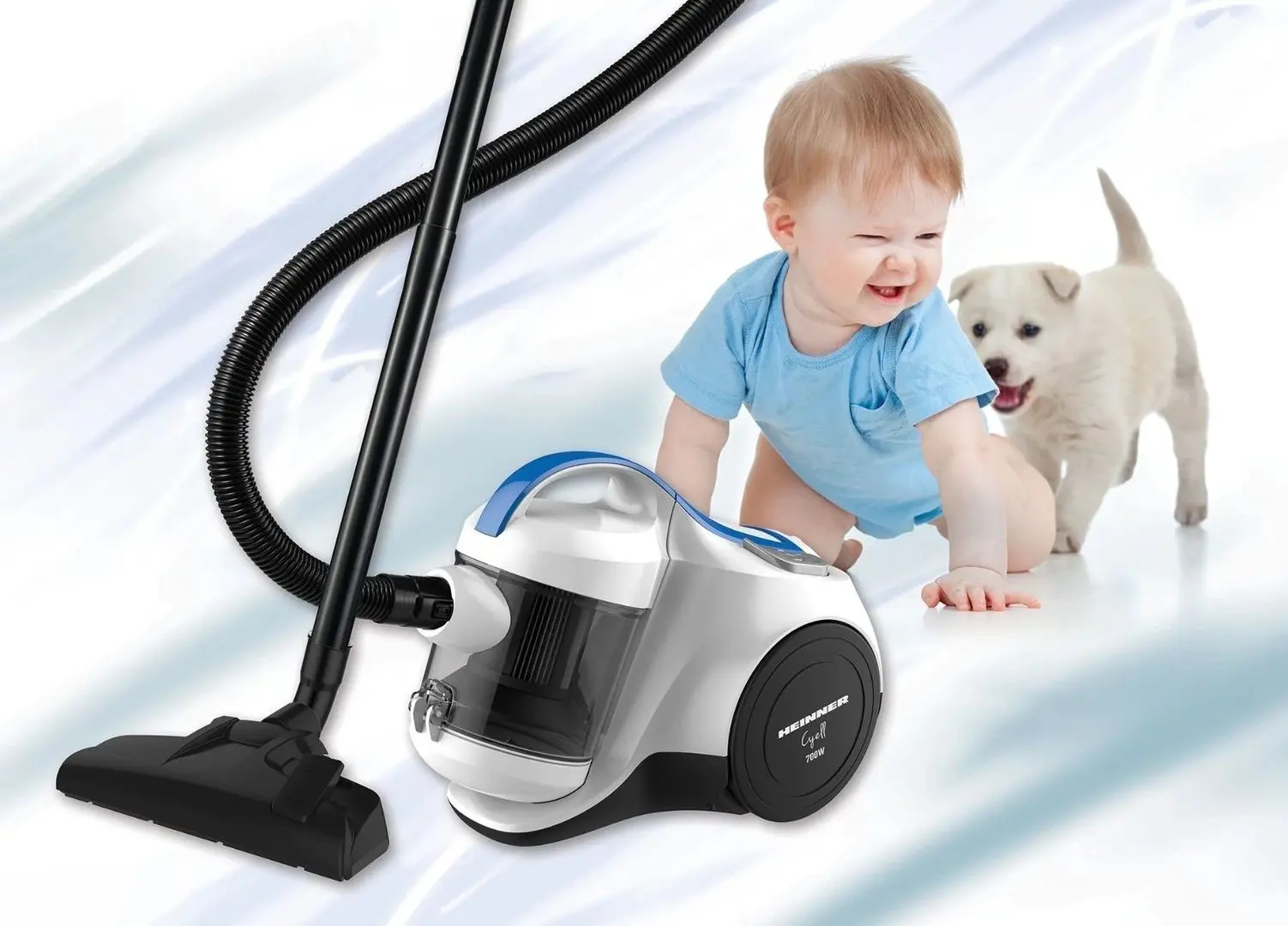 Пылесос Heinner Cyell HVC-MC700WB (White/Blue)