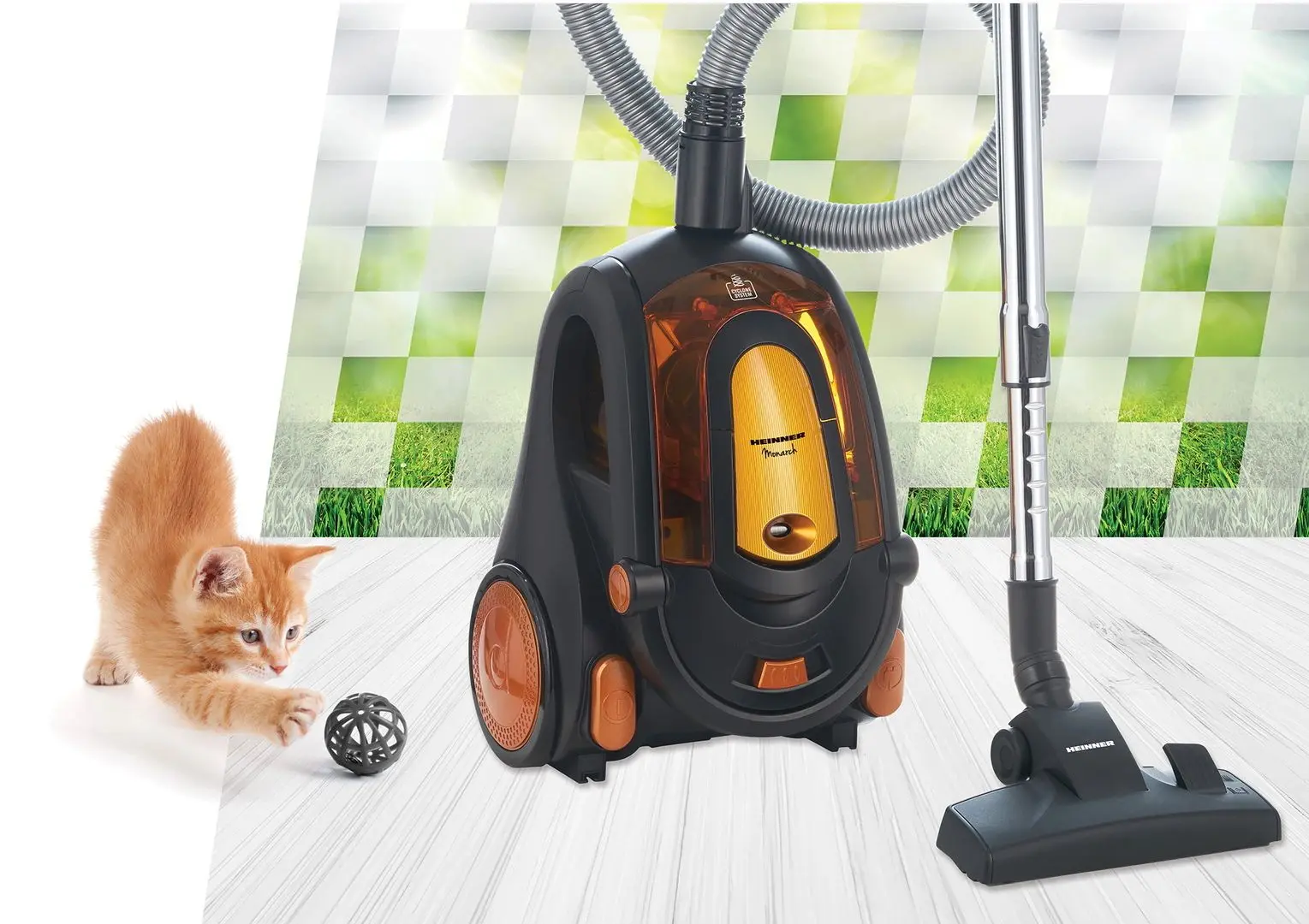 Aspirator Heinner Monarch HVC-V800BK (Black/Yellow)