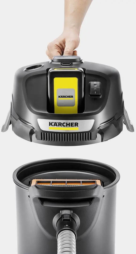 Пылесос для сбора золы Karcher Battery AD 2 (Black) - 2