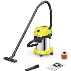 Пылесос Karcher WD 3 S V-17/4/20 (Yellow/Inox)