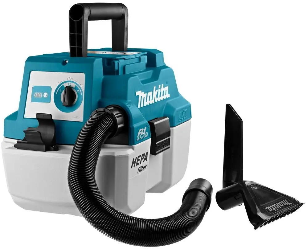 Aspirator cu acumulator Makita DVC750LZX1 (White/Blue)