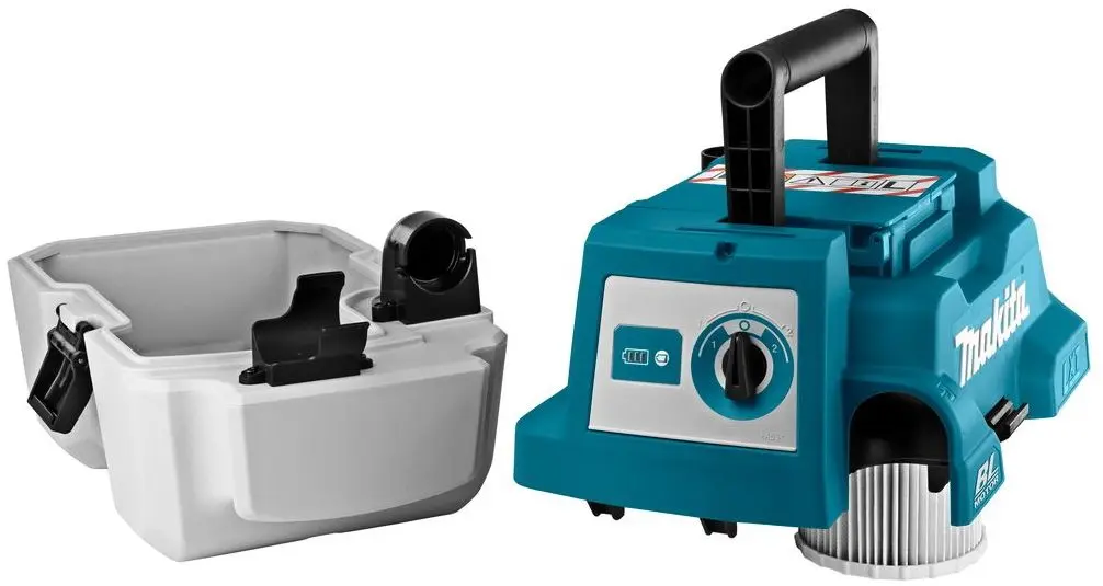 Aspirator cu acumulator Makita DVC750LZX1 (White/Blue)