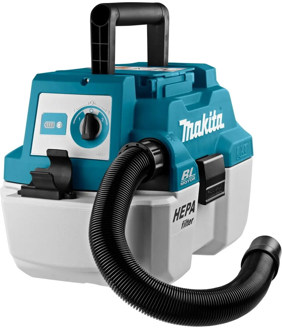 Aspirator cu acumulator Makita DVC750LZX1 (White/Blue)