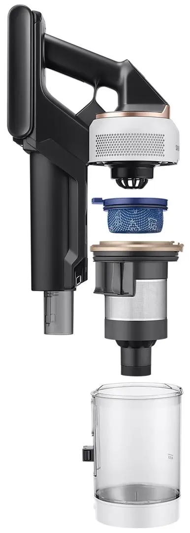 Aspirator vertical Samsung Bespoke Jet One Pet VS20A95823W/GE (Black/White) - 4